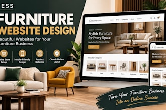 design furniture website for businesses