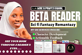 beta read your sci fi fantasy romantasy and dystopian novel
