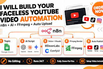 build n8n faceless youtube video automation with ffmpeg and auto upload
