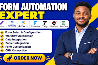 automate feathery, formsite, jotform, formcarry, tally, ninja forms, zoho forms
