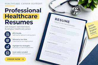 write an ats healthcare administration resume and medical office manager