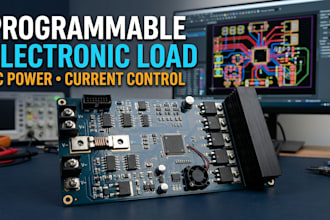 design a programmable electronic load pcb battery discharge testers mosfet load