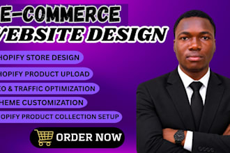 design or redesign a professional shopify store
