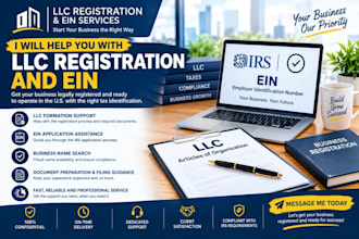 do US llc registration, close or dissolve llc, ein amend llc