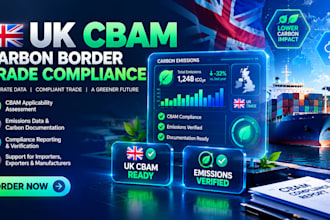 conduct UK cbam applicability reviews, readiness, and emissions data