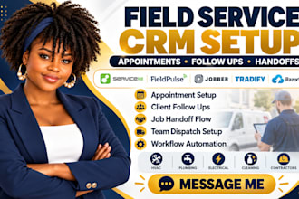 setup servicem8 fieldpulse jobber followup tradify handoff razorsync appointment