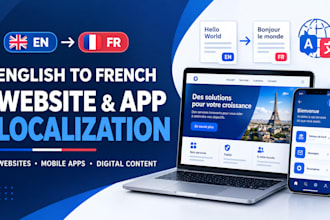 localize your website and app from english to french