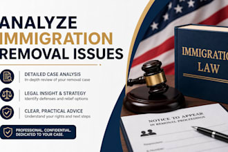 analyze US immigration removal issues and prepare a definitive legal memo for it