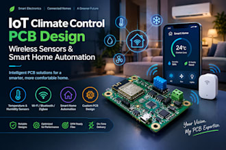 iot climate control pcb design wireless sensors and smart home automation