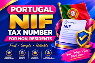 get portugal nif, portuguese tax number and tax id for non residents
