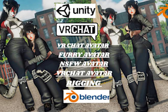 design furry avatar vrc furry avatar vr character vrchat nsfw avatar