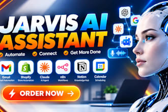 build jarvis ai assistant jarvis ai agent n8n shopify gmail automation claude ai