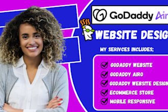 godaddy website design godaddy website redesign godaddy airo, ecommerce store