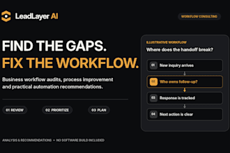 audit your business workflow and recommend automations