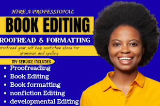 proofread your self help nonfiction ebook for grammar and spelling