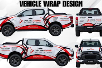 design car wrap, van wrap, truck wrap bus wrap and professional vehicle graphics