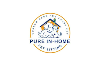 make new pet sitting logo for our pet and house business
