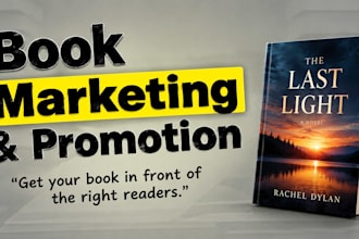 create a book marketing plan and promotion strategy