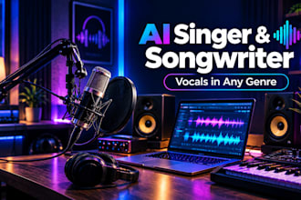 be your creative ai singer songwriter vocals of any genre of music and language