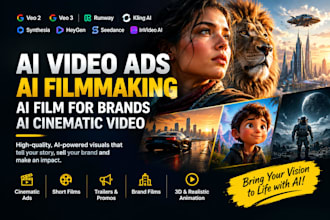 create ai video ads, ai filmmaking, ai film for brands, ai cinematic video