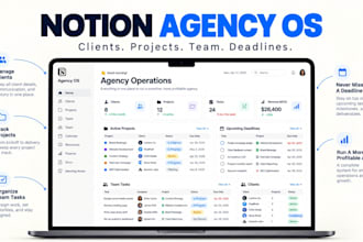 build a notion agency operations dashboard and project workflow