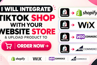 setup your tik tok shop tiktok marketing and integrate tiktok to your web store