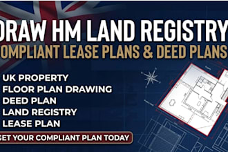 draw hm land registry compliant lease plans and deed plans