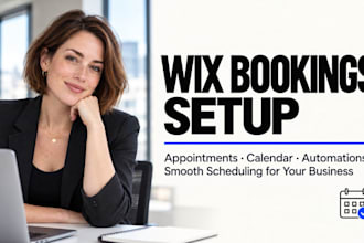 set up wix bookings, appointment scheduling and email automations