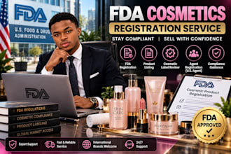 register cosmetics with fda mocra compliance