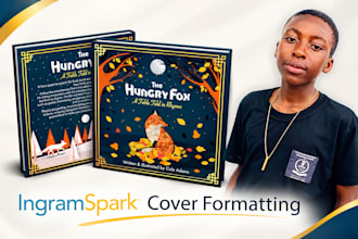 fix ingramspark cover errors and resize for amazon KDP