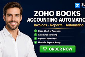 automate your zoho books invoicing accounting system and clean reports