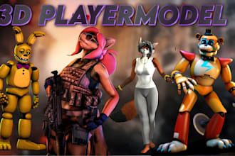 create, port custom gmod playermodel, sfm model, left4dead2, tf2, cs2 mmd vrchat