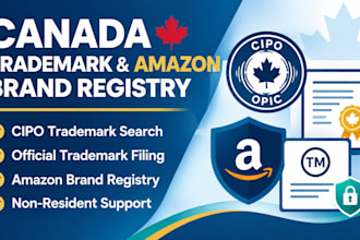 do canada trademark registration trademark search  brand name for amazon store