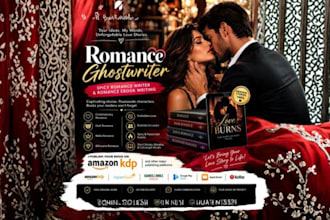 be your romance ghost writer, spicy romance writer, romance ebook writing