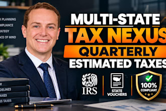 do multi state tax nexus and quarterly estimated tax calculation