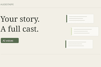 produce a full cast ai audio scene from your story