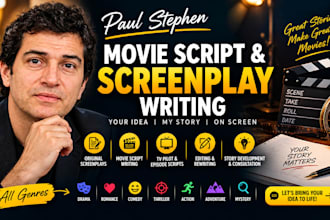 provide script coverage, script feedback and analysis or film screenplay