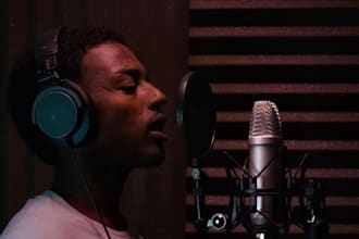 be your professional male singer for pop  rap german songs