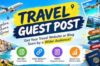 submit a travel guest post on a high da travel blog with dofollow backlinks