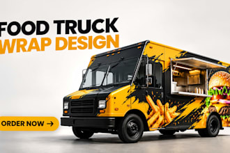 design truck wrap food truck wrap design and professional fleet vehicle graphics