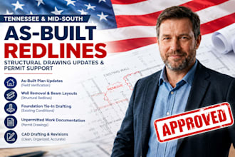 draft asbuilt structural redlines for tennessee and mid south permits