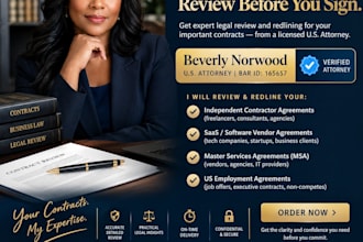 review and redline your saas agreement or software vendor contract