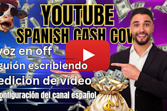 create faceless spanish cash cow youtube channel