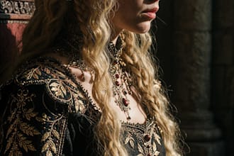 create cinematic ai characters and dark fantasy concept art