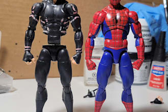 design custom 3d articulated action figures and 3d printable jointed models