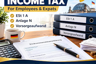prepare german income tax returns for employees and expats