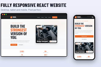 convert figma to responsive react website with pixel perfect UI