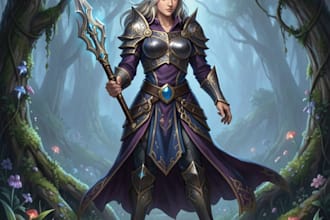 design detailed fantasy warriors, heroes, and villains