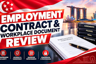 review employments contracts and workplace documents