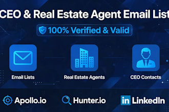 find CEO email address and real estate agent email list